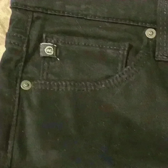 AG Adriano Goldschmeid the Stevie Ankle Slim Straight Leg Jean Black size 27R - Picture 4 of 9